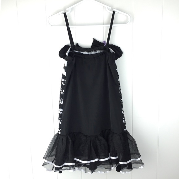 Skull Dress Halloween Costume Size M(8-10) - Picture 2 of 5